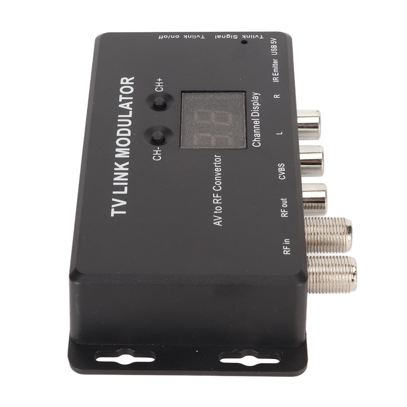 TV Link Modulator Adjustable Support PAL NTSC AV to RF