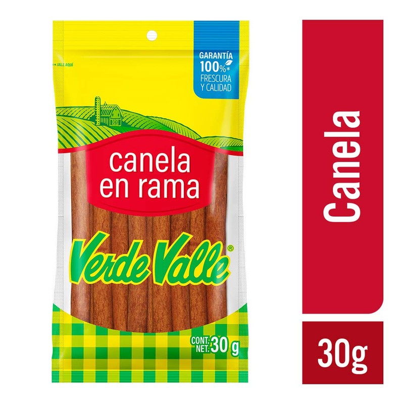 Verde Valle Canela En Rama - 30 g