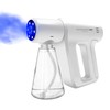 Atomizer Sprayer，Rechargeable ULV Nano Sprayer with Blue Light,Electrostatic ULV Atomizer