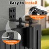 MeBantoo Sliding Gate Guide Roller Kit, Heavy Duty Black Nylon