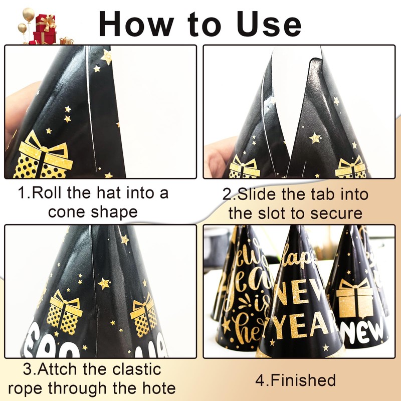 Fogcosy 22 Pcs New Years Eve Decorations 2026, Happy New