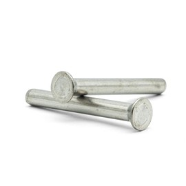 Hippo Hardware M4 (4mm X 8mm) Countersunk Head Solid Rivets A2 Stainless Steel DIN661 (Pack of 3)