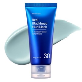 TOSOWOONG Real Blackhead Mud Mask, Facial & Nose Pore-Purifying Clay - Korean Mud Mask, Pore Tightening, Deep Pore Cleaner, Cooling & Quick Dry Formul