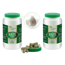 VITAIDEAL Vegan® Mate Leaves (Ilex paraguariensis) 2 x 360 vegetable capsules each 490 mg pure natural without additives.