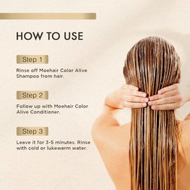Acondicionador Color Alive (12 onzas líquidas), acondicionador hidratante y nutritivo para cabello teñido | Reduce la sequedad del cuero cabelludo | Conserva el color del cabello | Sin parabenos ni