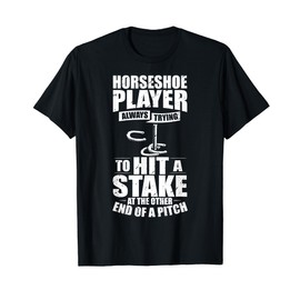 Horseshoe Outfit Horseshoer Horseshoeing Horseshoe Throwing T-Shirt