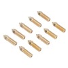 10Pcs 3D Printer Nozzle Kit High Flow Smoother Operation Bass