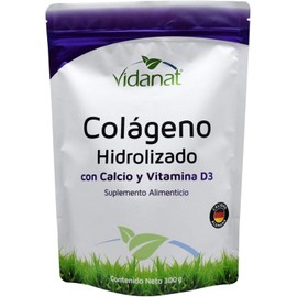 Colágeno Hidrolizado con Calcio y Vitamina D3 Vidanat 300g