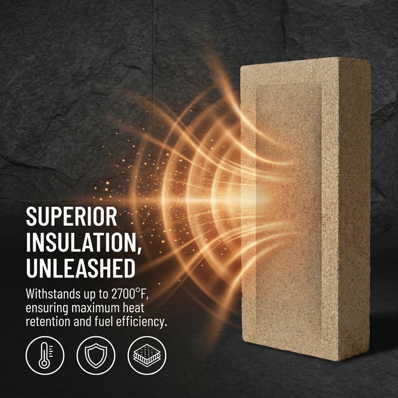 3-Pack Fire Bricks for Wood Stove Fireplace, 9"x4.5"x1.25" 2700°F Cuttable