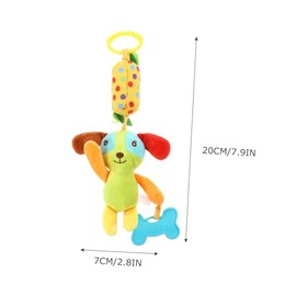 Juguete Colgante Para Bebé Cochecito Sonajero Sensorial 4 Piezas Decoración De Campana Dibujos Animados Ligero Y Portátil Para Estimulación Infantil