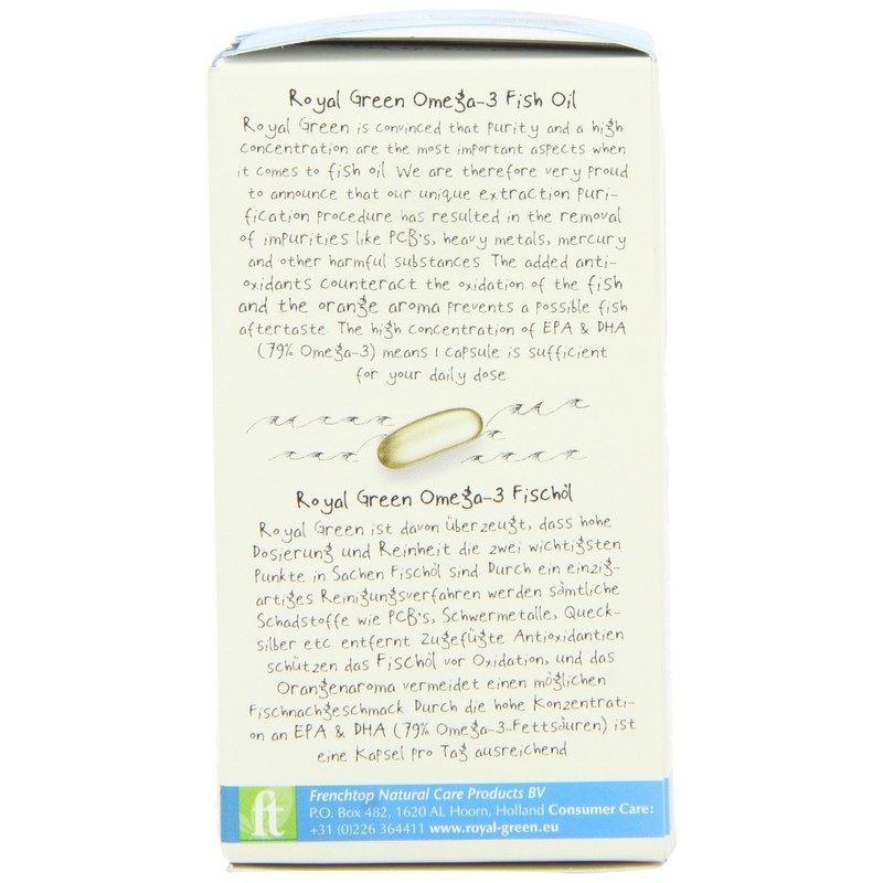 Royal Green Fish Oil Capsules - Pack of 30 Capsules