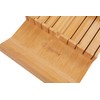Utoplike In-drawer Knife Block Bamboo Kitchen Knife Drawer Organizer,Large handle