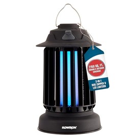 Flowtron Bug Zapper Lantern | 2-in-1 Electric Mosquito Killer & LED Camping Lantern, 2150 Sq Ft Coverage, 2000mAh Rechargeable Battery, Self-Cleaning Bug Zapper for Patio Outdoor & Indoor Use
