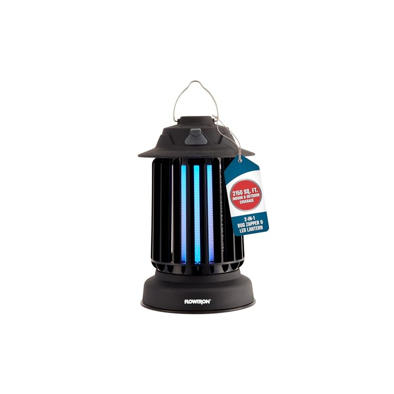Flowtron Bug Zapper Lantern | 2-in-1 Electric Mosquito Killer &