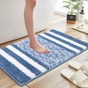 Pauwer Soft Bath Mats, Microfiber Fluffy Non Slip Bathroon Rug