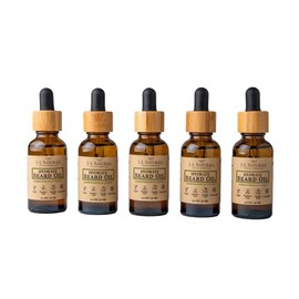 J&L Naturals J&L Naturals | Beard Oil for Men | (Lemongrass & Clove, 1 Fl Oz (Pack of 5))