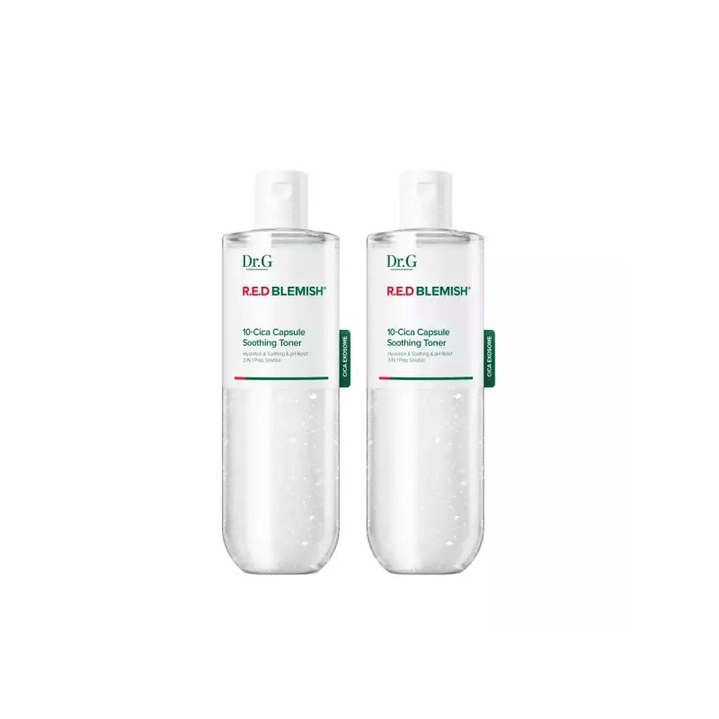 Dr.G 닥터지 레드 블레미쉬 10-시카 캡슐 수딩 토너 300ml 2개