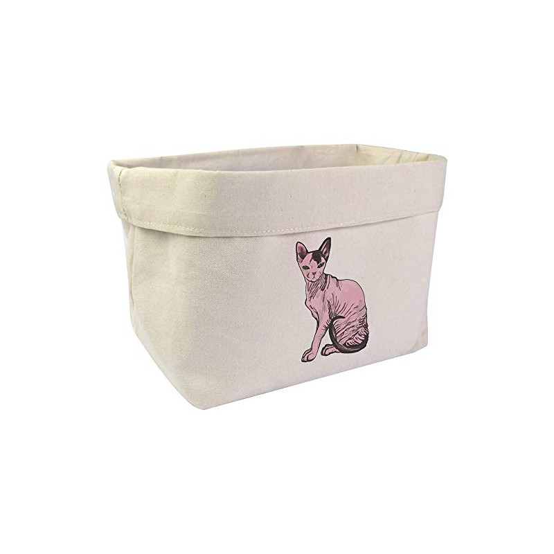 Azeeda Large 'Sphynx Cat' Canvas Organiser/Storage Bag (OR00010564)
