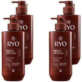 Ryeo Heukwoon Volume & Hair Root Strengthening Conditioner Hair Loss Symptom Relief Woody Musk Fragrance, 480ml, 4 Pieces / 려 흑운 볼륨&모근강화 컨디셔너 탈모증상완화 우디머스크향, 480ml, 4개