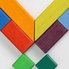 Igroteco, Tangram puzzles, puzzle with 7 building blocks and 10