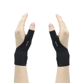 Bodywiz Women's Thin Lightweight Thumb and Wrist Protector Left/Right Set, 1 Set / 바디위즈 여성용 얇은 경량 엄지손가락 손목보호대 좌우세트, 1세트
