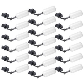 meekoo Float Ball Valve, 1.57 Inch Male Automatic Fill Feed Humidifier Tank Water with Adjustable Arm for Ponds, Livestock Water Trough, Aquariums, Aquaculture, Hydroponics and Reservoir(20 Pack)