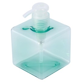 Baluue 8.4oz Refillable Plastic Pump Bottle Foaming Soap Dispenser Empty Refill Jar Square Shape for Hand Wash Shampoo