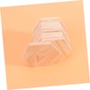 TEHAUX 10pcs Polygonal for DIY Crafts Solid Pine Hexagon Shaped