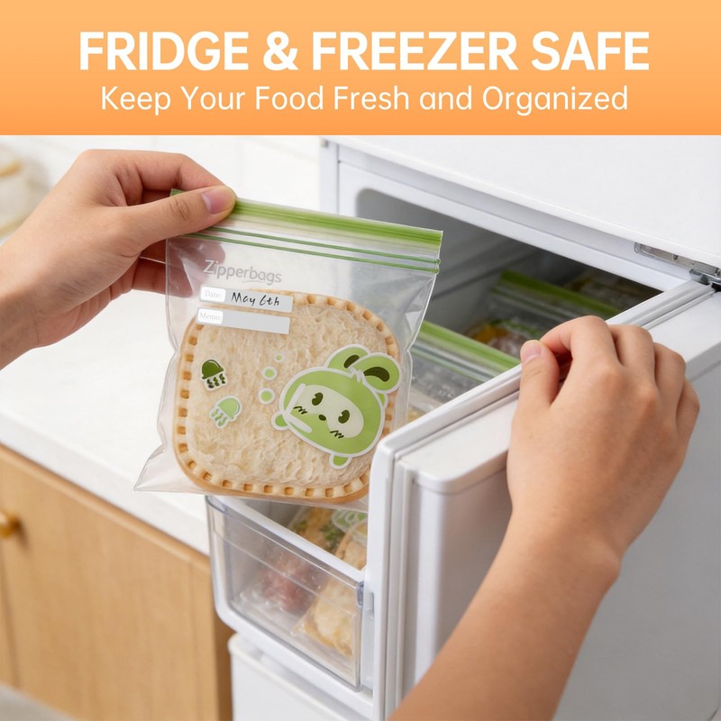 Uncrustable Sandwich Container Bags,60PCS