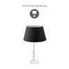 Home Sweet Home Lampshade for Table Lamp, Black Lampshade, 25/18/14
