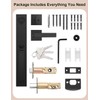 Tinewa Front Door Lock Set, Full Escutcheon Front Door Handle