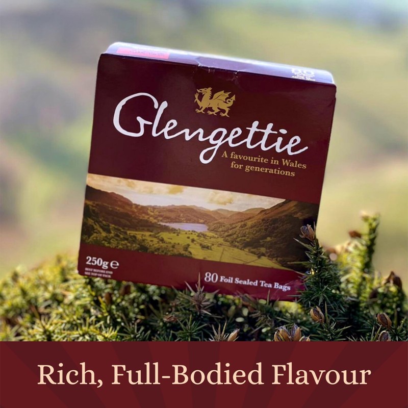 Glengettie • Black Tea Bags 250g (80 Tea Bags) •