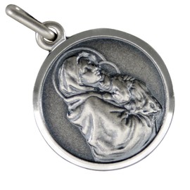 Maria with Child Jesus, Pendant 925 Silver
