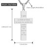 RWQIAN Joshua 1:9 Soccer Cross Necklace for Men Boys, Stainless