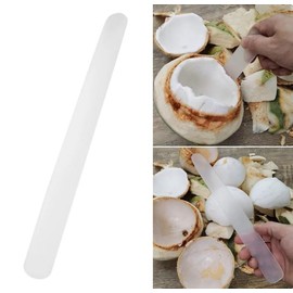 1Pc White Coconut Opener,oft and Flexible Coconut Egg Tools,Coconut Meat Scraper,SKitchen Utensils and Gadgets for Coconut Lovers Melon Ballers,Fruit and Vegetable Corers,Corers and Pitters