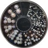 Nail Ssen Nail Art Nail Stone Parts Set (S)-004 Pearl AB / 네일쎈 네일아트 네일스톤파츠세트(S)-004 펄AB