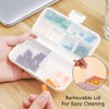Daily Pill Organizer, BPA Free 8 Compartments Portable Travel Pill