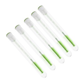 Housoutil 10pcs Eyebrow Brush Tube Eyelash Applicator Beauty Tool Suitable for Women Girls Ladies Easy Cleaning Polishing Effect