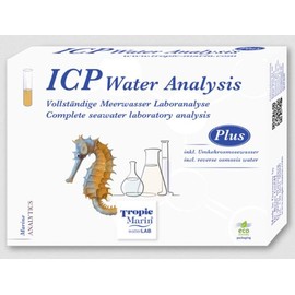 Tropic Marin ICP Water Analysis Plus Professional ICP Marine Water Laboratory Analysis with Reverse Osmosis Water Test