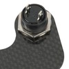 Steering Wheel Horn Button 6 Hole Carbon Fiber Comfortable Touch