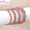 AD Beads Handmade Gemstone Stretch Elastic Bracelet Crystal Healing Reiki