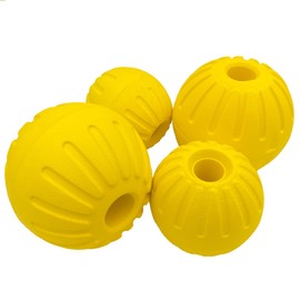 Awkvuty 4Pack Dog Balls, Dog Toy Ball for Aggressive Chewers, Durable High Elasticity Interactive Ball for Training Dog Catch and Fetch, EVA Foam Ball Floats in Water(4pcs 7cm/2.76inch)
