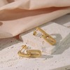 IvoryHaid Gold Earrings for Women, Simple Dainty 14K Gold Plated