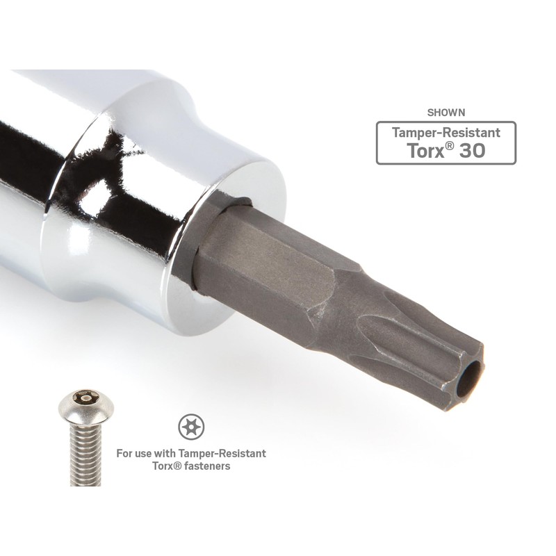 TEKTON 3/8 Inch Drive x TR45 Tamper-Resistant Torx Bit Socket
