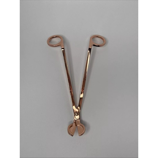 Unbranded Rose Gold Candle Wick Trimmer for Precise Trimming of