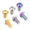 RISK 12PCS M5×10mm Disc Disk Brake Rotor Bolts T25 Torx
