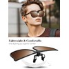 Frienda 3 Pares Gafas de Sol Polarizadas con Clip Grandes