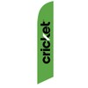 Green Cricket Wireless Feather Banner Swooper Flag, Replacement Flag Only