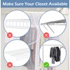 SLEEPING LAMB Hanging Closet Cover for Storage Dustproof Shoulder Cover