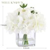 WELL KNOWN Hydrangea Ranunculus Flowers in Vase, Artificial Flowers with
